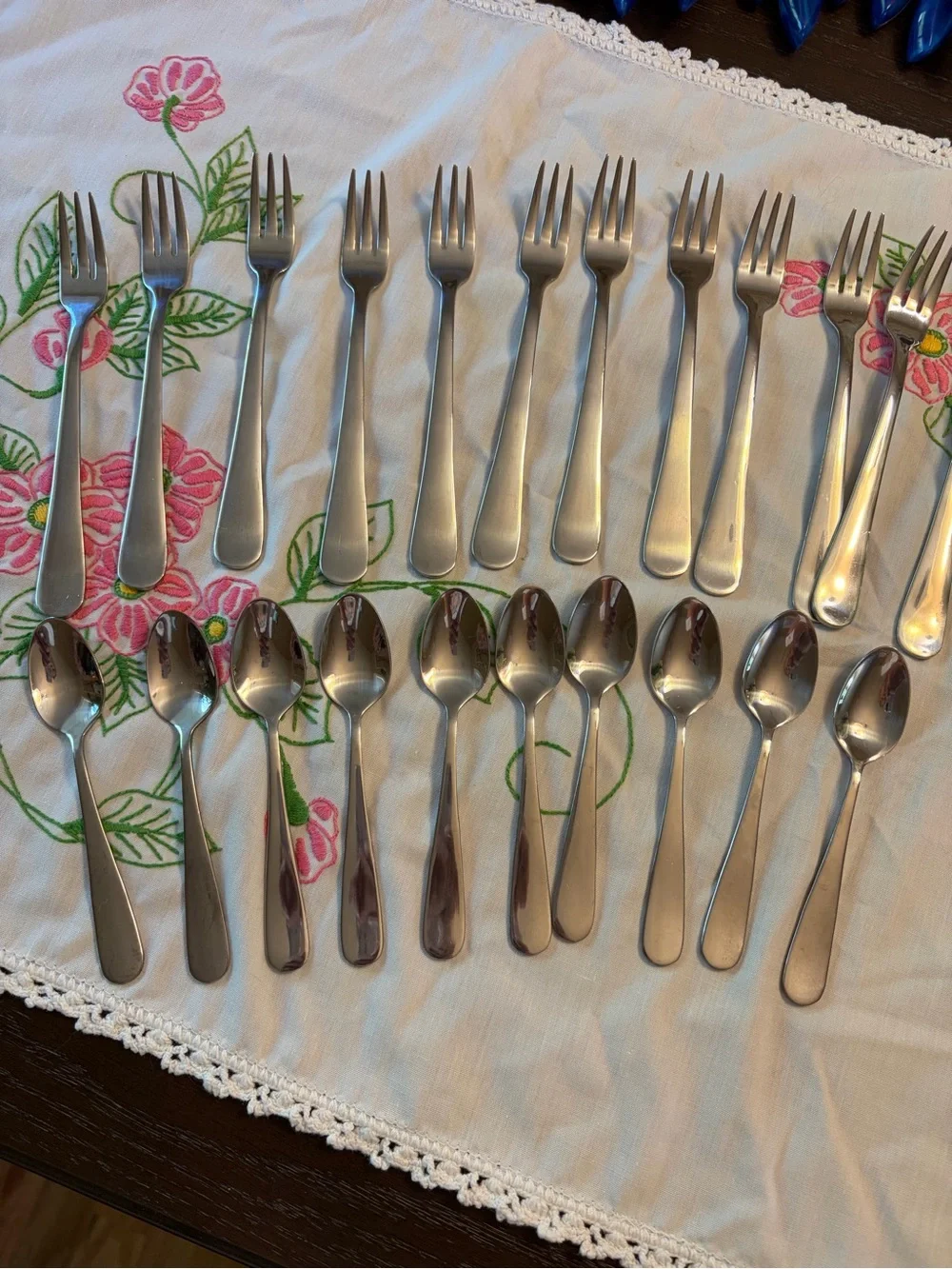 World Flatware Cocktail Forks and Spoons Huge Lot!